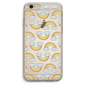 CaseCompany Regenboog: iPhone 6 Plus / 6S Plus Transparant Hoesje