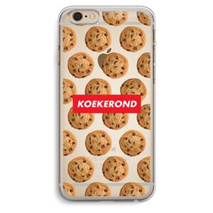 CaseCompany Koekerond: iPhone 6 Plus / 6S Plus Transparant Hoesje