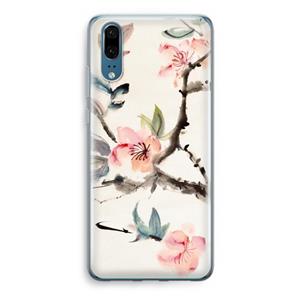 CaseCompany Japanse bloemen: Huawei P20 Transparant Hoesje
