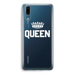 CaseCompany Queen zwart: Huawei P20 Transparant Hoesje