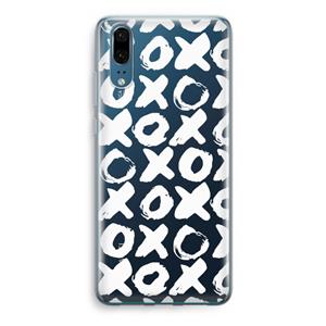 CaseCompany XOXO: Huawei P20 Transparant Hoesje