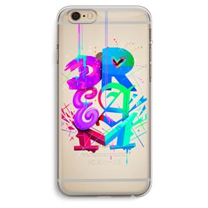 CaseCompany Dream: iPhone 6 Plus / 6S Plus Transparant Hoesje