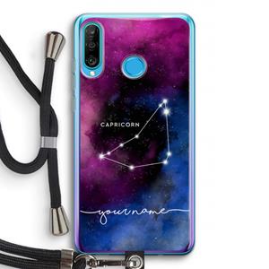 CaseCompany Sterrenbeeld - Donker: Huawei P30 Lite Transparant Hoesje met koord