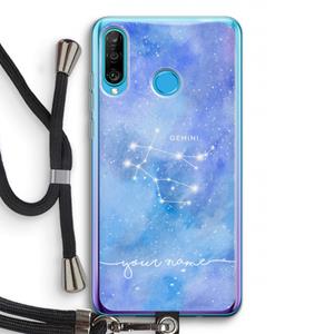CaseCompany Sterrenbeeld - Licht: Huawei P30 Lite Transparant Hoesje met koord