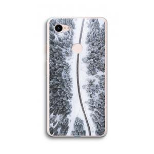 CaseCompany Snøfall: Google Pixel 3 XL Transparant Hoesje