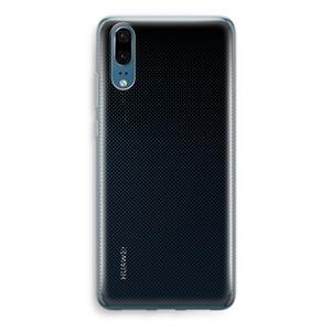 CaseCompany Musketon Halftone: Huawei P20 Transparant Hoesje