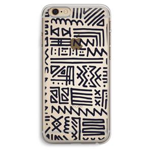 CaseCompany Marrakech print: iPhone 6 Plus / 6S Plus Transparant Hoesje