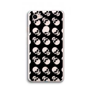 CaseCompany Musketon Skulls: Google Pixel 3 XL Transparant Hoesje