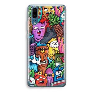 CaseCompany Vexx Mixtape: Huawei P20 Transparant Hoesje