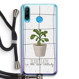 CaseCompany Kamerplant op vensterruit: Huawei P30 Lite Transparant Hoesje met koord