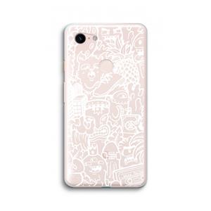CaseCompany Vexx Mixtape #2: Google Pixel 3 XL Transparant Hoesje