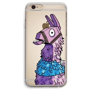 CaseCompany Lama: iPhone 6 Plus / 6S Plus Transparant Hoesje