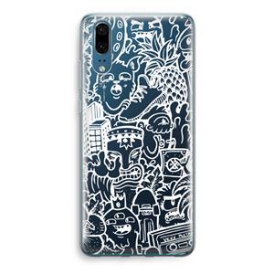 CaseCompany Vexx Mixtape #2: Huawei P20 Transparant Hoesje