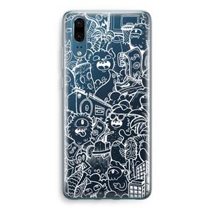 CaseCompany Vexx City #2: Huawei P20 Transparant Hoesje