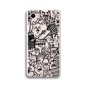 CaseCompany Vexx Black Mixtape: Google Pixel 3 XL Transparant Hoesje