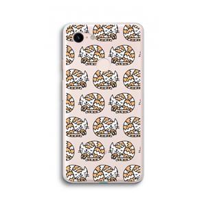 CaseCompany Slapende poes: Google Pixel 3 XL Transparant Hoesje