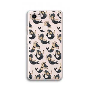 CaseCompany Zeemeermin: Google Pixel 3 XL Transparant Hoesje
