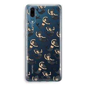 CaseCompany Zeemeermin: Huawei P20 Transparant Hoesje