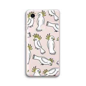 CaseCompany Papegaai: Google Pixel 3 XL Transparant Hoesje
