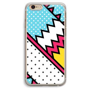 CaseCompany Pop Art #2: iPhone 6 Plus / 6S Plus Transparant Hoesje
