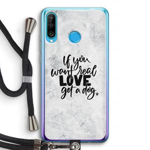 CaseCompany Partner in crime: Huawei P30 Lite Transparant Hoesje met koord
