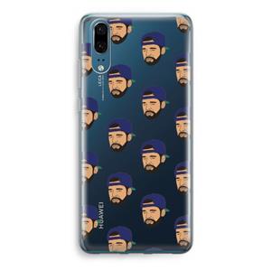 CaseCompany Drake Away: Huawei P20 Transparant Hoesje