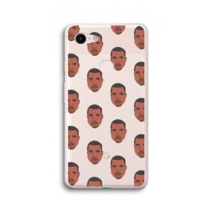 CaseCompany Kanye Call Me℃: Google Pixel 3 XL Transparant Hoesje