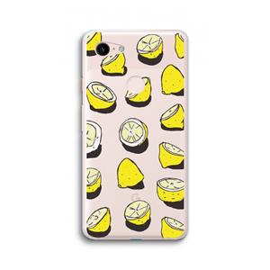 CaseCompany When Life Gives You Lemons...: Google Pixel 3 XL Transparant Hoesje