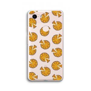 CaseCompany You Had Me At Pizza: Google Pixel 3 XL Transparant Hoesje