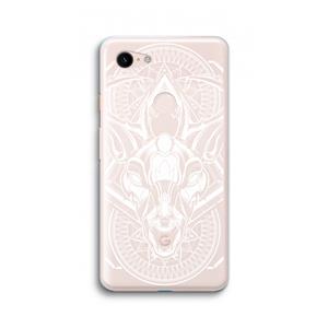 CaseCompany Oh Deer: Google Pixel 3 XL Transparant Hoesje