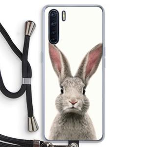 CaseCompany Daisy: Oppo A91 Transparant Hoesje met koord