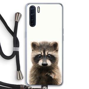 CaseCompany Rocco: Oppo A91 Transparant Hoesje met koord