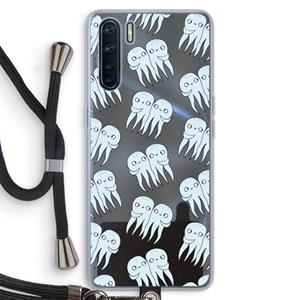 CaseCompany Octopussen: Oppo A91 Transparant Hoesje met koord