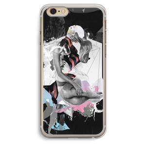 CaseCompany Camouflage de sommeil: iPhone 6 Plus / 6S Plus Transparant Hoesje