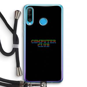 CaseCompany Retro: Huawei P30 Lite Transparant Hoesje met koord