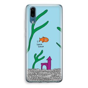 CaseCompany Aquarium: Huawei P20 Transparant Hoesje