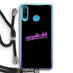 CaseCompany Vice Black: Huawei P30 Lite Transparant Hoesje met koord