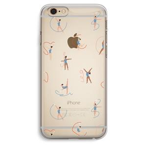 CaseCompany Dancing #3: iPhone 6 Plus / 6S Plus Transparant Hoesje