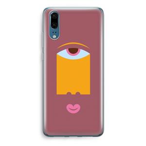 CaseCompany Mono V: Huawei P20 Transparant Hoesje