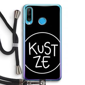 CaseCompany KUST ZE: Huawei P30 Lite Transparant Hoesje met koord