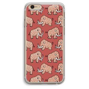 CaseCompany Mammoet: iPhone 6 Plus / 6S Plus Transparant Hoesje