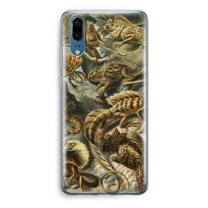 CaseCompany Haeckel Lacertilia: Huawei P20 Transparant Hoesje
