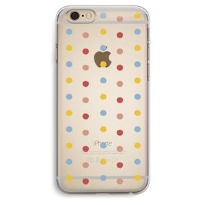 CaseCompany Bollen: iPhone 6 Plus / 6S Plus Transparant Hoesje