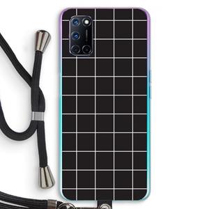 CaseCompany Rooster 2: Oppo A92 Transparant Hoesje met koord
