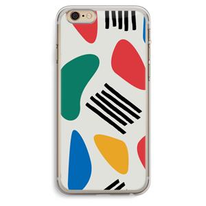 CaseCompany Illustratieve pop 1: iPhone 6 Plus / 6S Plus Transparant Hoesje