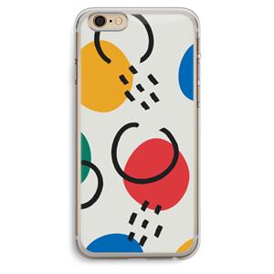 CaseCompany Illustratieve pop 3: iPhone 6 Plus / 6S Plus Transparant Hoesje