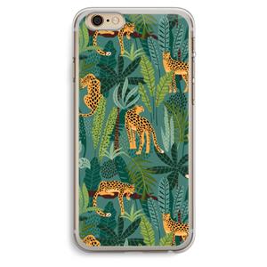 CaseCompany Luipaard 2: iPhone 6 Plus / 6S Plus Transparant Hoesje