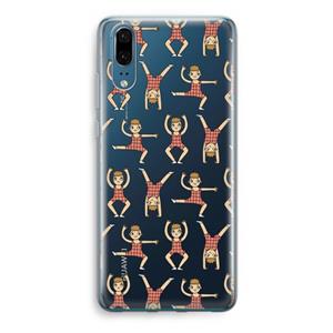 CaseCompany Gymboys: Huawei P20 Transparant Hoesje