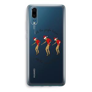 CaseCompany Jingle Ladies: Huawei P20 Transparant Hoesje