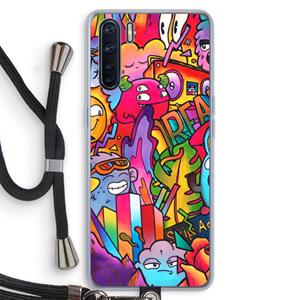 CaseCompany Dreams: Oppo A91 Transparant Hoesje met koord